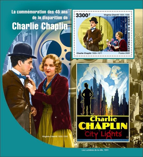Francobolli charlie chaplin - francobolli,