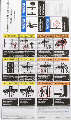 Warning caution notice decal - warning/caution/notice,
