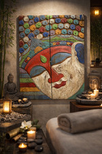 Quadro Scultura Buddha in
