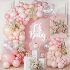 Kit Arco Palloncini Rosa Nudo