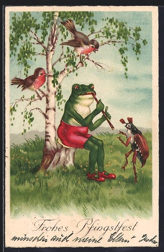 Cartolina artistica frosch - cartolina,