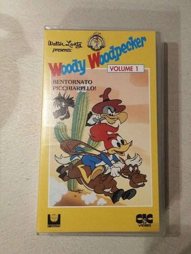 Vhs woody woodpecker vol - vhs,