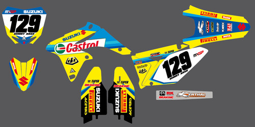 Grafiche suzuki rmz - 125,
