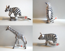 Schleich 82802-82805 Animali a Motivo Zebra 75 Anniversario Edizione Speciale NUOVO