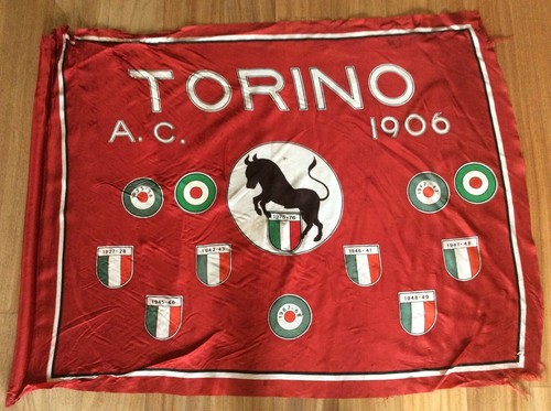 Bandiera grande torino - torino, calcio