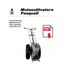 PASQUALI 934 cv 10 Manuale uso