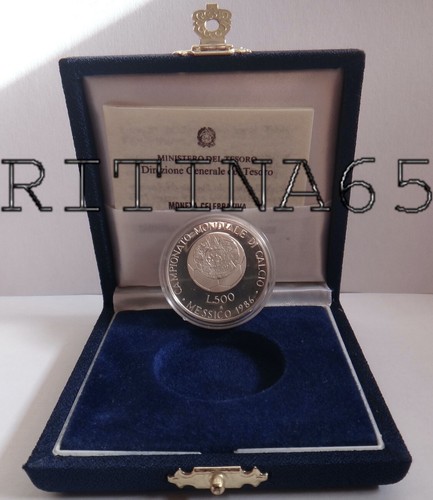 Italia 500 lire argento 1986 - italia,