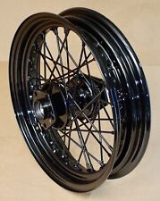 Harley Davidson cerchio originale 40 raggi ruota posteriore black 16x3 wheel softail