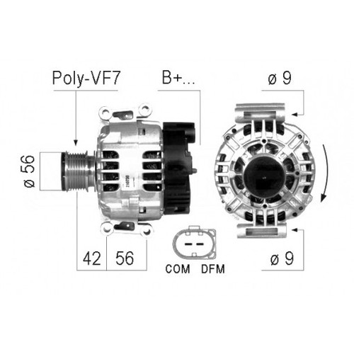 Alternatore per mercedes benz - mercedes,