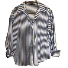 Camicia Zara XS blu a righe