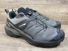 Salomon X Ultra 360 Hiking Shoes Contagrip Trail Camping Gray Mens Size 11.5