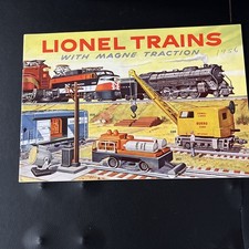 Lionel Treni con Catalogo Trazione Magne 1956 Full Color EX VINTAGE DKL Qualità