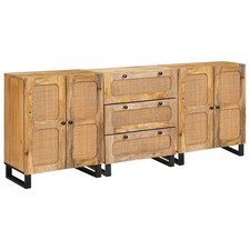 Credenza 3 pcs Marrone 180 x