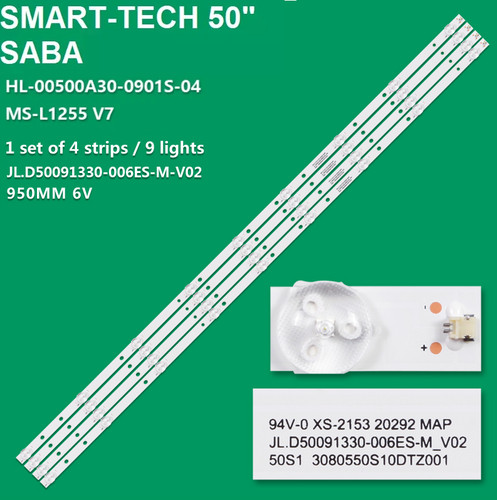 Kit barre strip led saba - barre, tv