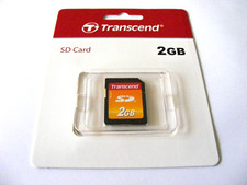 .. . . . . 2GB Secure Digital Card (scheda SD 2GB) TRANSCEND nuova. . . . . .