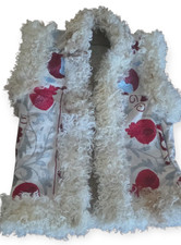 Gilet gilet afgano ricamato