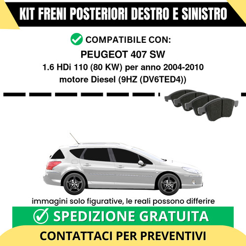 Pastiglie freno posteriori - freno,