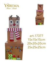 Set 3 Pezzi Scatole Box Regali