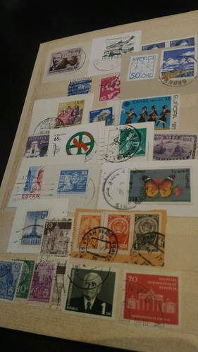 Antica collezione francobolli - antica,