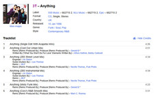 3T - ANYTHING - 6 track UK