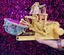 macchina induismo Aarti per uso domestico con tamburo 14" Nagada 2 campane au...