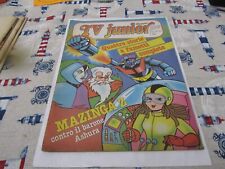 TV JUNIOR N. 5 ANNO 1980  - CON FUMETTI MAZINGA Z  E REMI - OTTIMO  (S11)
