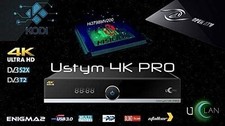 Decoder Enigma 2 Uclan Ustym 4K Pro Combo DVB-S2X+DVB-T2/C Wifi Multistream