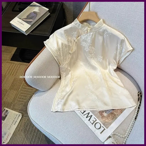Camicia donna manica corta