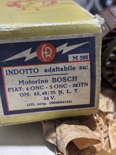 Indotto motorino bosch - indotto, 24v