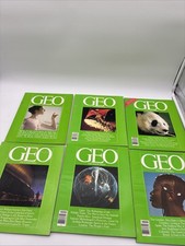 Vintage Geo Magazine Lot Of 6