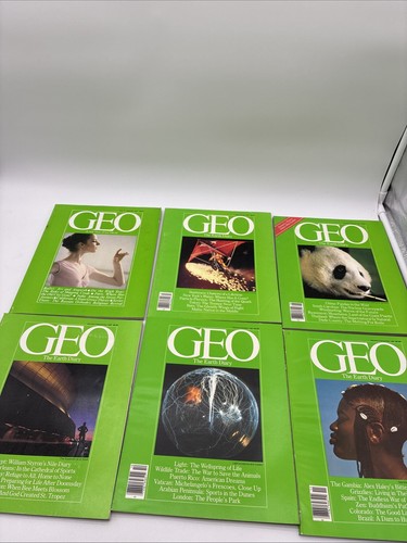 Vintage geo magazine lot - magazine, of