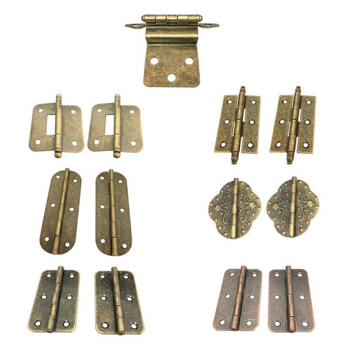 Mini cerniere ottone antico - ottone,