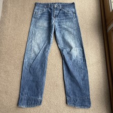 Jeans Levi's Engineered Twisted Vintage 34 x 32 Blu Medio Cinch Back 00001