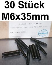 30 Viti senza Testa Vite M6x35 Borchia Grano Filettato