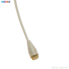 Cravatta clip microfono lavalier perfetto per Sennheiser G2 G3 G4 SVX testa oro D4061