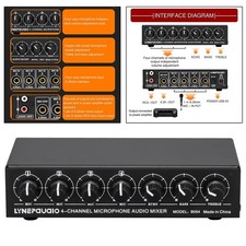 Mixer Audio Stereo Compatto