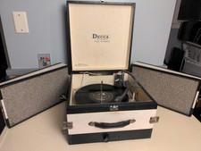 Vintage Decca Tweed Anniversary V Stereo DP-654 Giradischi BSR Changer LEGGI