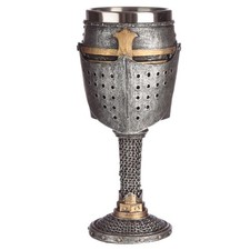Calice elmo medievale cotta - calice,