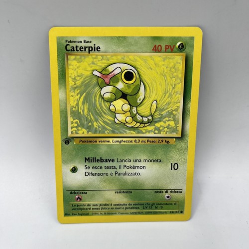 Carta pokemon caterpie prima - caterpie,