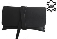 PORTATABACCO IN PELLE VERA PELLE CUOIO SEMPLICE ECONOMICO E COMODO