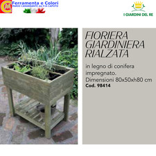 Vaso Fioriera in Legno Di