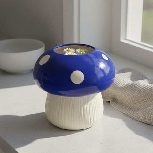 Vaso forma fungo design - di,
