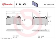 Per brembo 039 ham pads - 039,