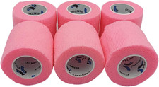 Bendaggio coesivo rosa garza - coesivo,