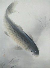 Dipinto giapponese su seta