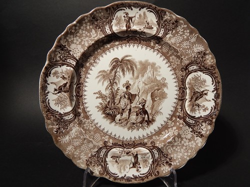 Antico raro piatto ceramica - antico,