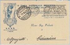 77820 - ITALIA - Storia Postale: CARTOLINA PUBBLICITARIA Vintage Festa dell'Uva VINO