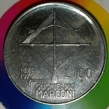 RARA MONETA 100 LIRE 1874 /