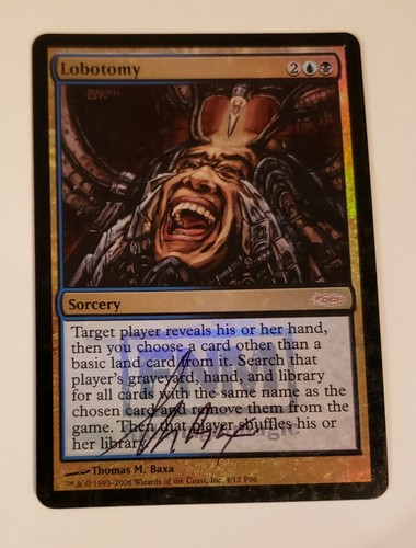 Mtg magic foil promo tom - mtg, baxa