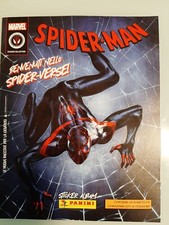 SPIDER-MAN SPIDER-VERSE ALBUM SET FIGURINE COMPLETO 50 CARD + 5 LE PANINI 2020